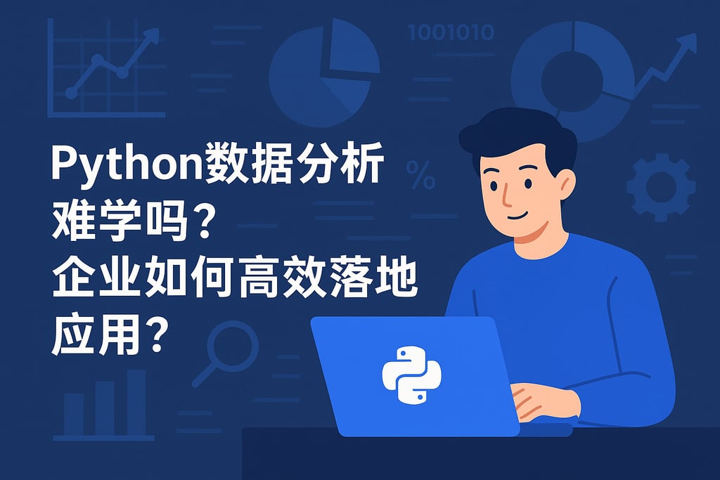 Python数据分析难学吗？企业如何高效落地应用？