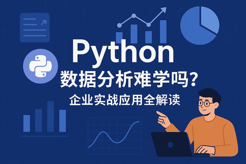 Python数据分析难学吗？企业实战应用全解读