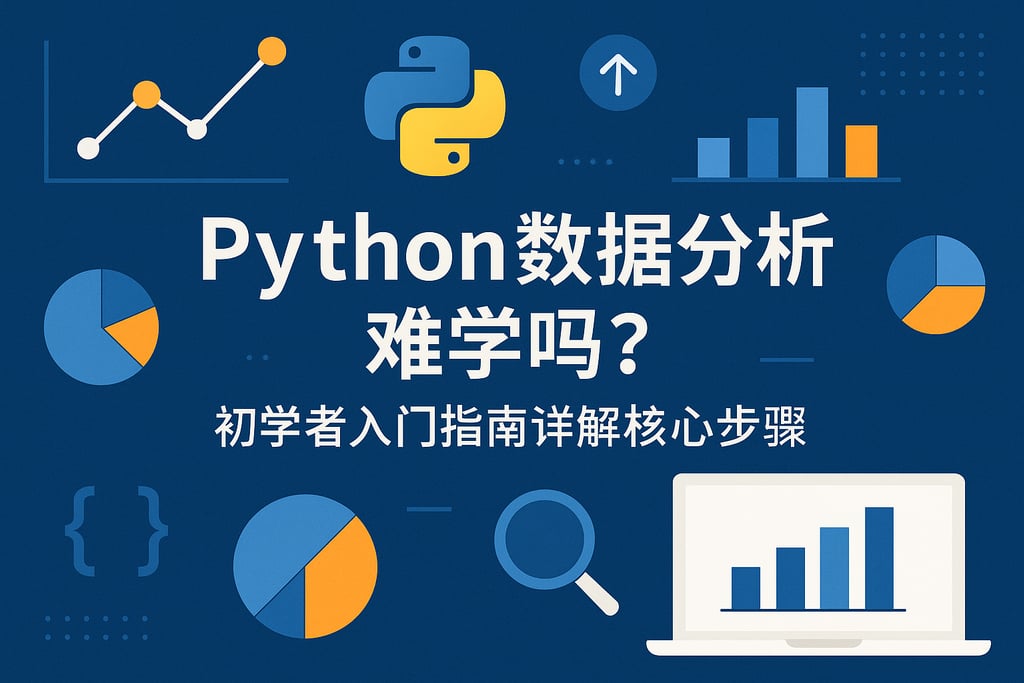Python数据分析难学吗？初学者入门指南详解核心步骤