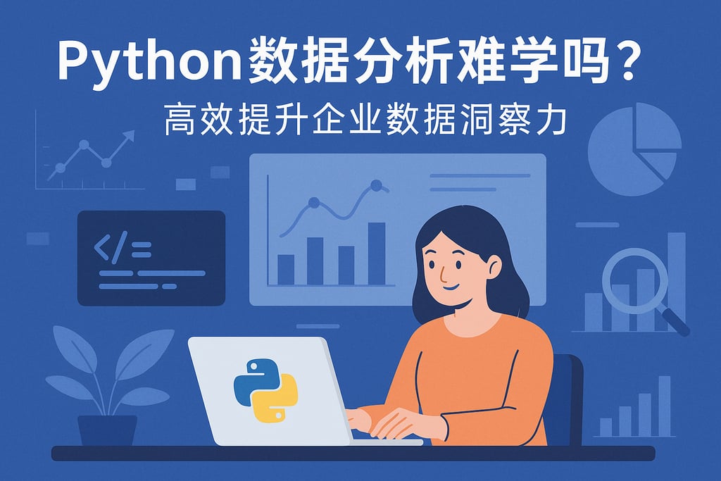 Python数据分析难学吗？高效提升企业数据洞察力