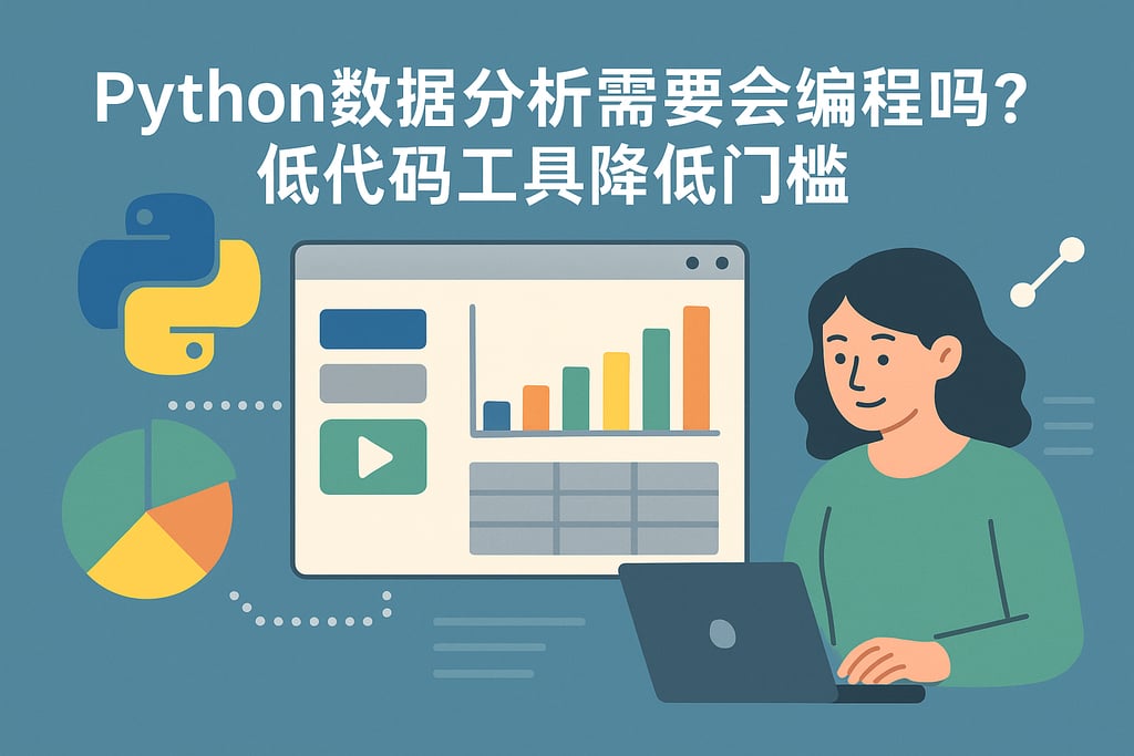 Python数据分析需要会编程吗？低代码工具降低门槛
