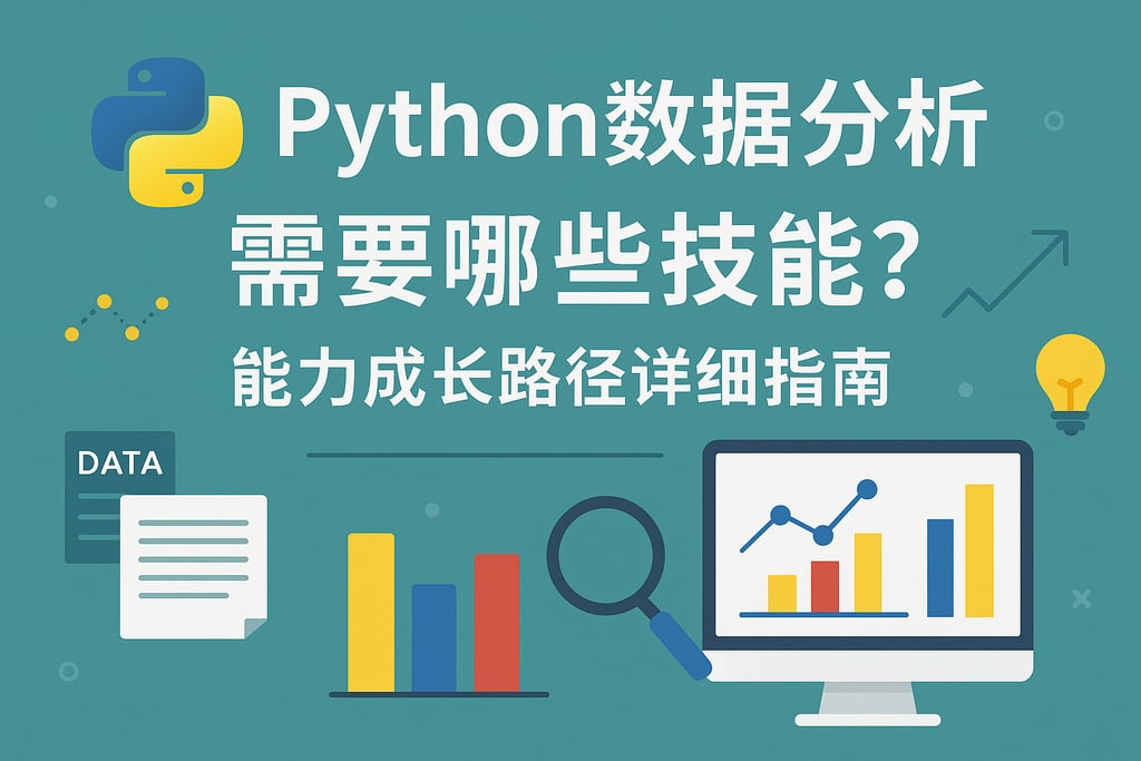 Python数据分析需要哪些技能？能力成长路径详细指南
