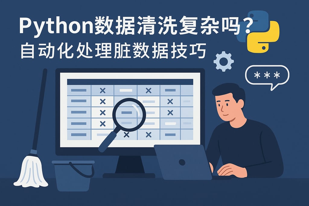 Python数据清洗复杂吗？自动化处理脏数据技巧