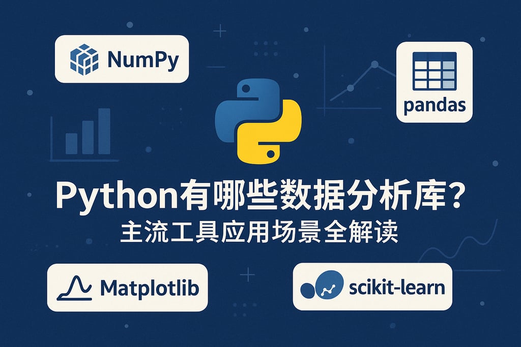 Python有哪些数据分析库？主流工具应用场景全解读