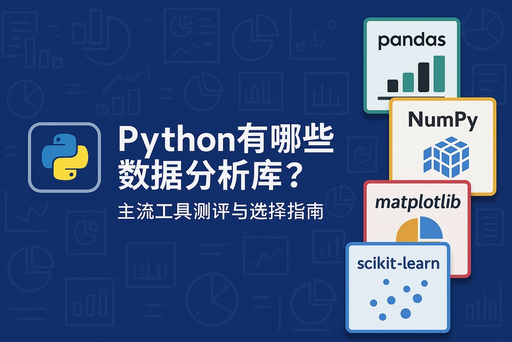 Python有哪些数据分析库？主流工具测评与选择指南