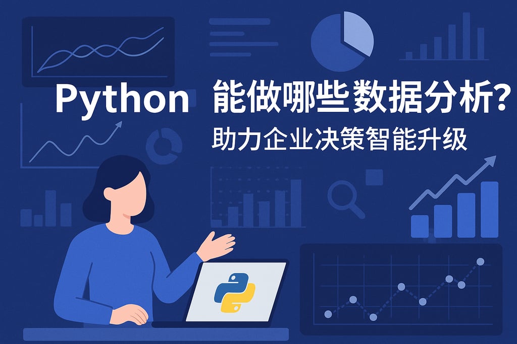 Python能做哪些数据分析？助力企业决策智能升级