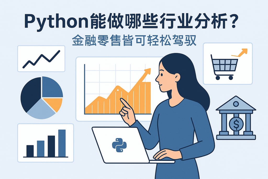 Python能做哪些行业分析？金融零售皆可轻松驾驭