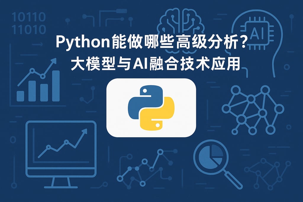 Python能做哪些高级分析？大模型与AI融合技术应用