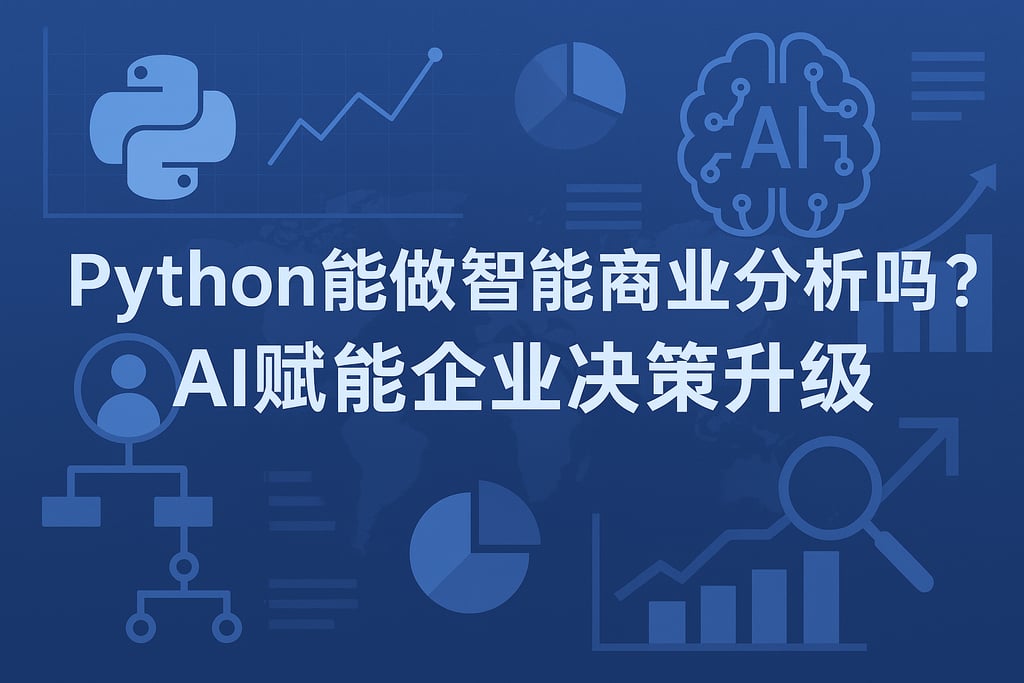 Python能做智能商业分析吗？AI赋能企业决策升级