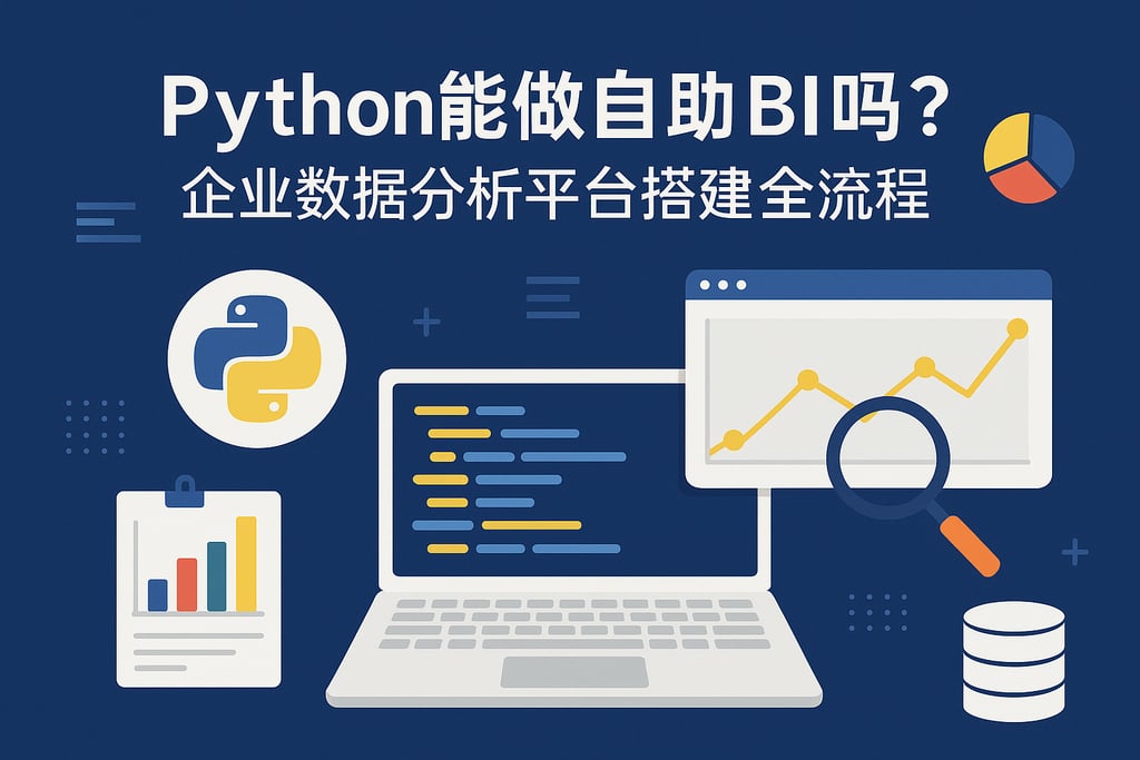 Python能做自助BI吗？企业数据分析平台搭建全流程