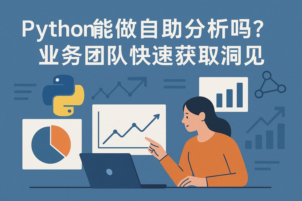 Python能做自助分析吗？业务团队快速获取洞见。