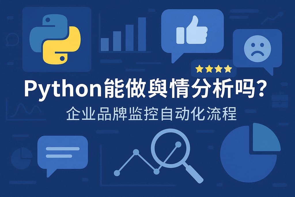 Python能做舆情分析吗？企业品牌监控自动化流程