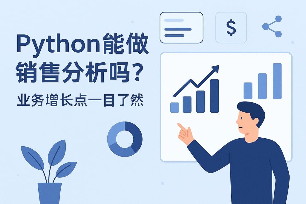 Python能做销售分析吗？业务增长点一目了然