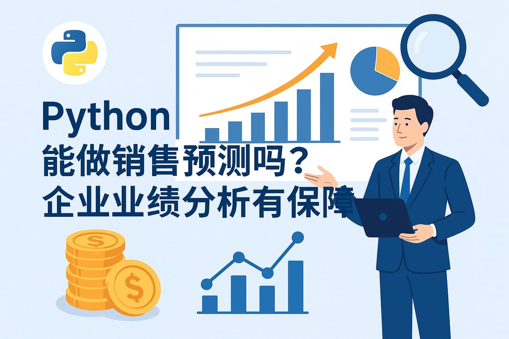 Python能做销售预测吗？企业业绩分析有保障。
