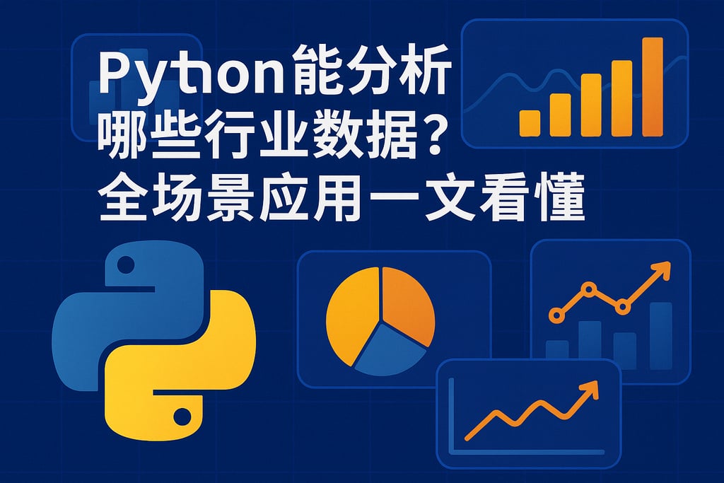 Python能分析哪些行业数据？全场景应用一文看懂