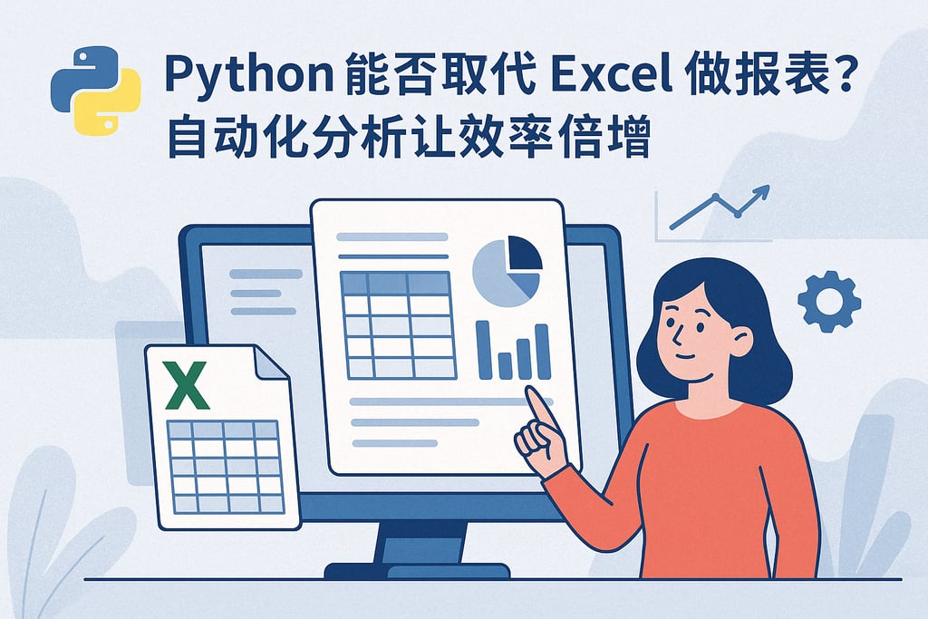 Python能否取代Excel做报表？自动化分析让效率倍增