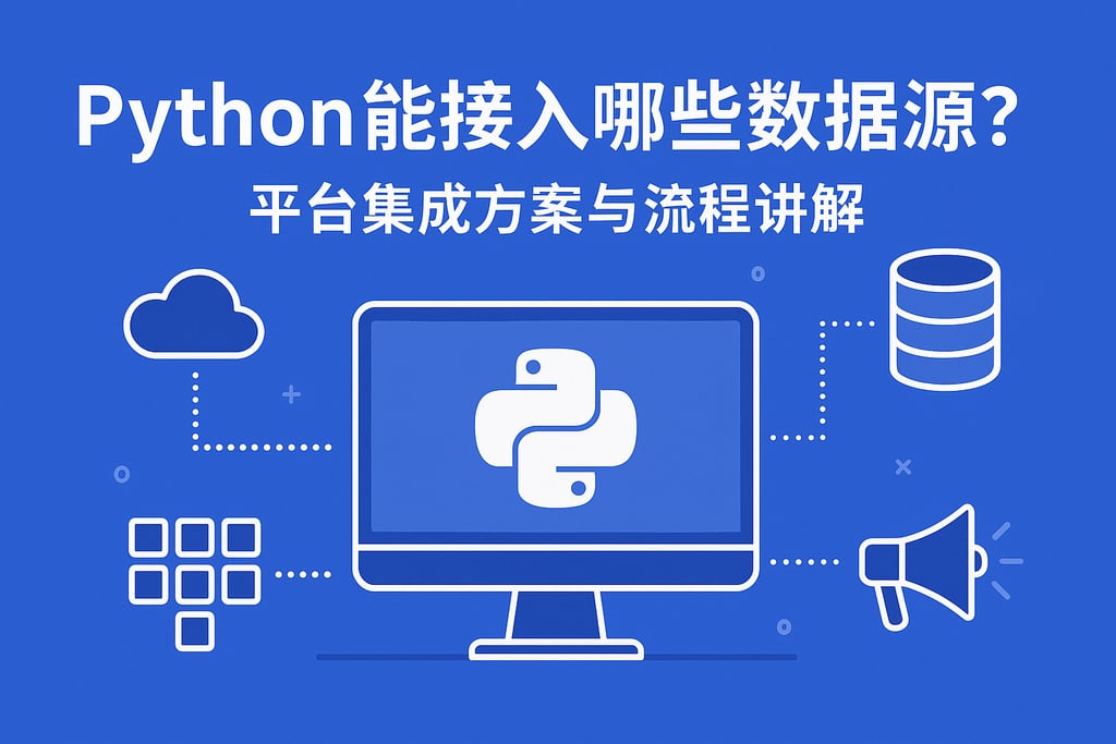 Python能接入哪些数据源？平台集成方案与流程讲解