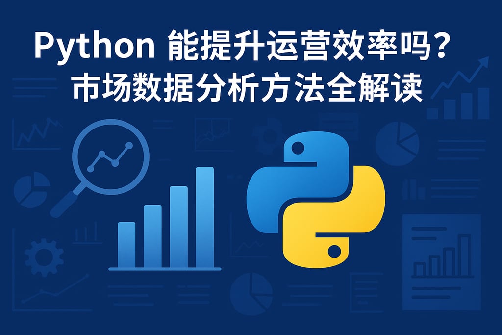 Python能提升运营效率吗？市场数据分析方法全解读