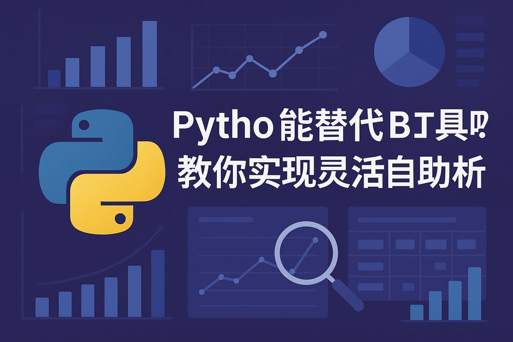 Python能替代BI工具吗？教你实现灵活自助分析