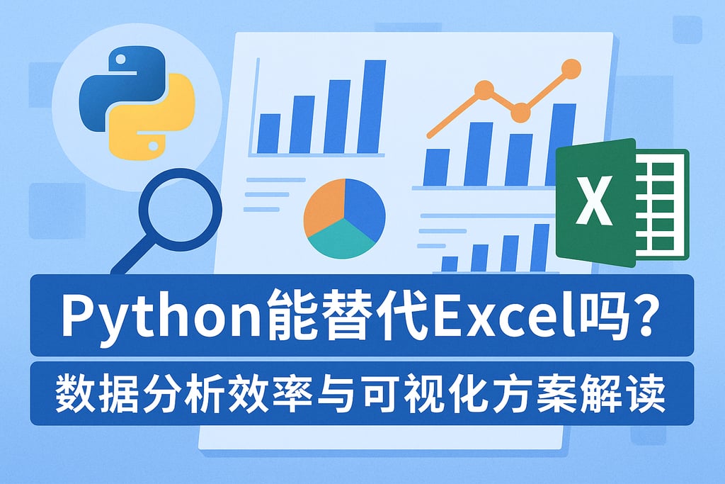 Python能替代Excel吗？数据分析效率与可视化方案解读