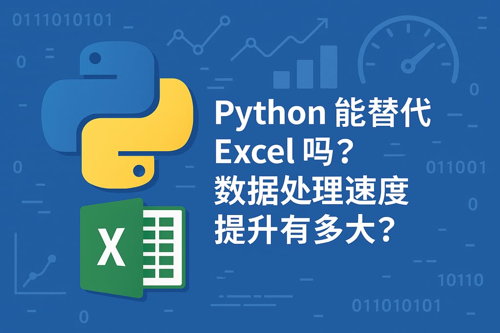 Python能替代Excel吗？数据处理速度提升有多大？