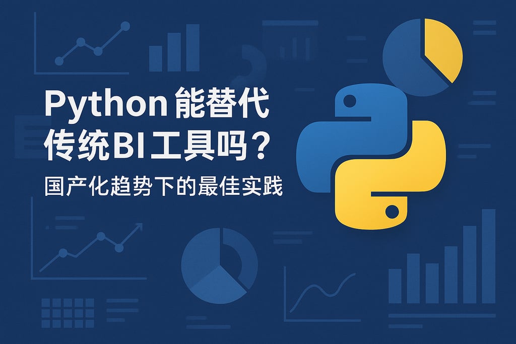 Python能替代传统BI工具吗？国产化趋势下的最佳实践