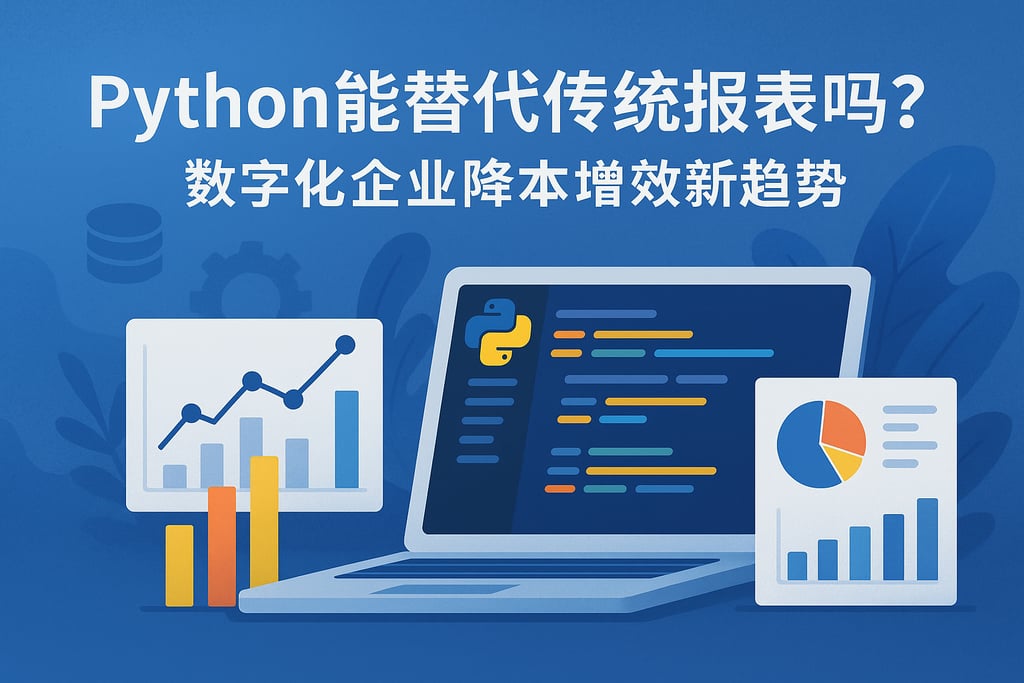 Python能替代传统报表吗？数字化企业降本增效新趋势