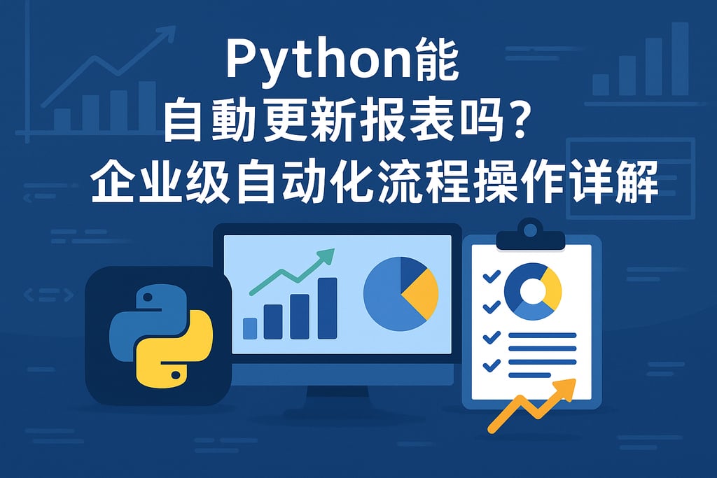 Python能自动更新报表吗？企业级自动化流程操作详解