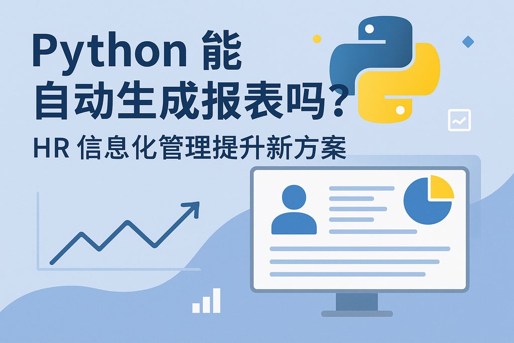 Python能自动生成报表吗？HR信息化管理提升新方案
