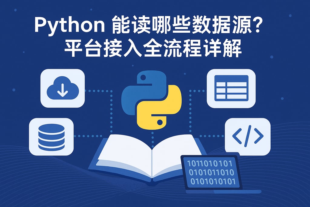 Python能读哪些数据源？平台接入全流程详解