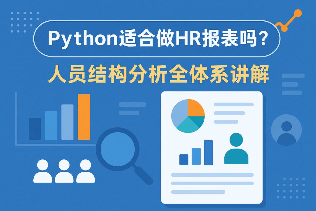 Python适合做HR报表吗？人员结构分析全体系讲解