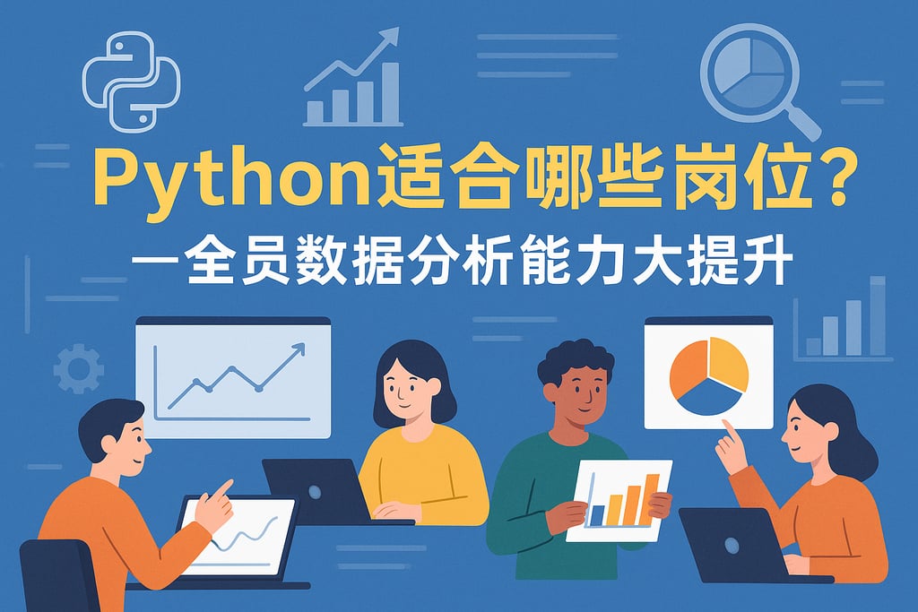 Python适合哪些岗位？全员数据分析能力大提升。