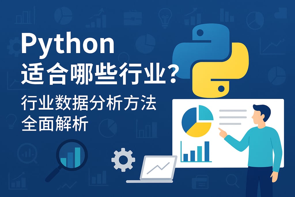 Python适合哪些行业？行业数据分析方法全面解析