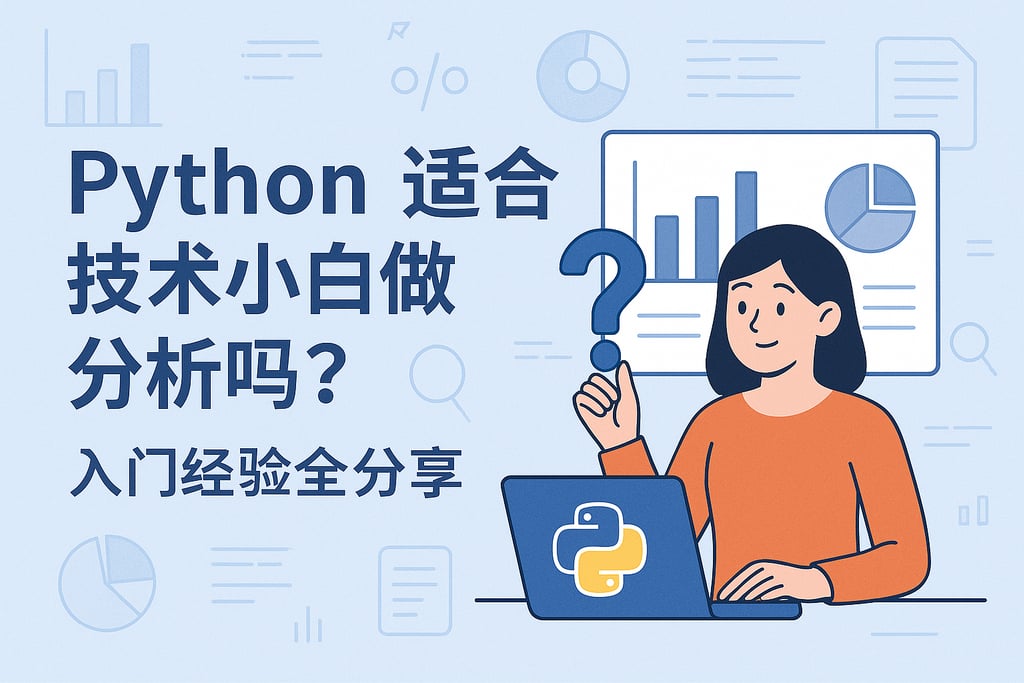 Python适合技术小白做分析吗？入门经验全分享