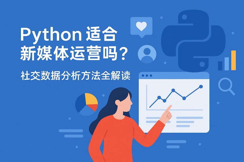Python适合新媒体运营吗？社交数据分析方法全解读