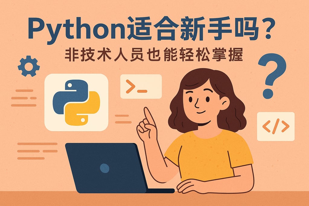 Python适合新手吗？非技术人员也能轻松掌握