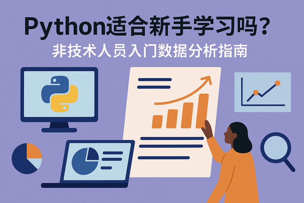 Python适合新手学习吗？非技术人员入门数据分析指南