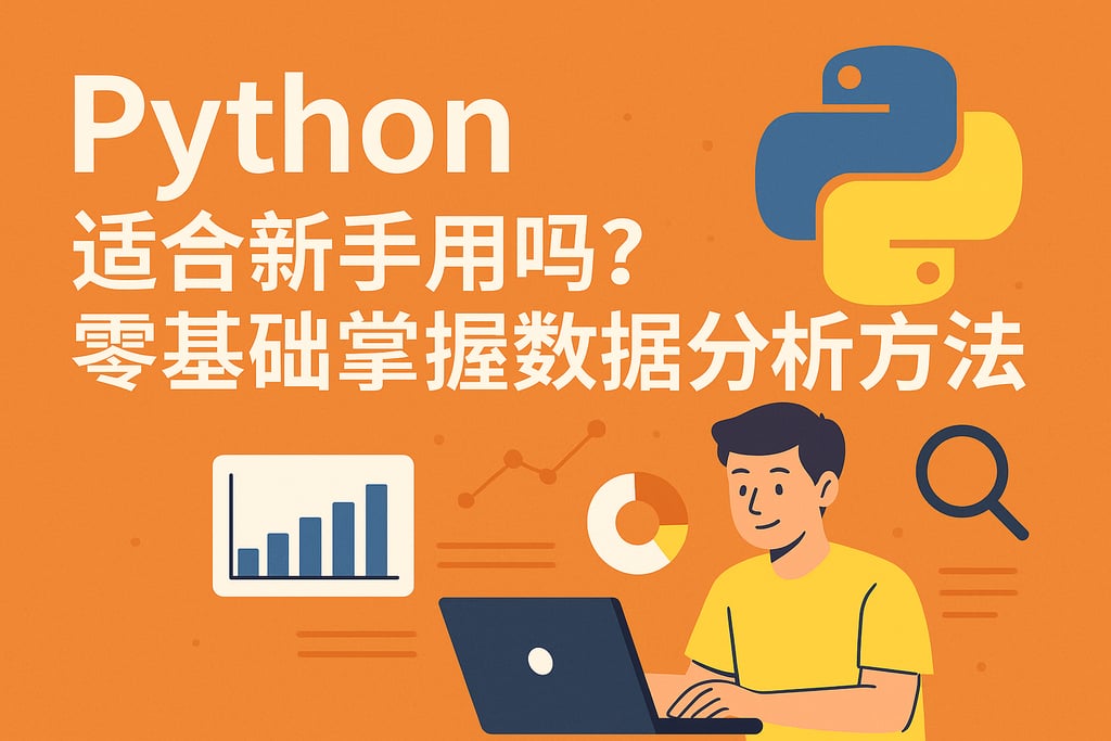 Python适合新手用吗？零基础掌握数据分析方法