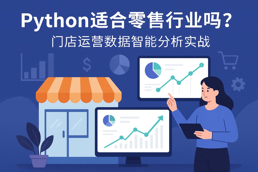 Python适合零售行业吗？门店运营数据智能分析实战