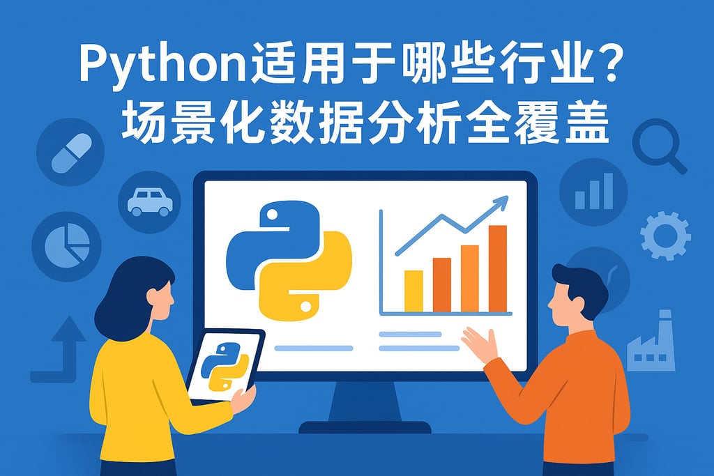 Python适用于哪些行业？场景化数据分析全覆盖