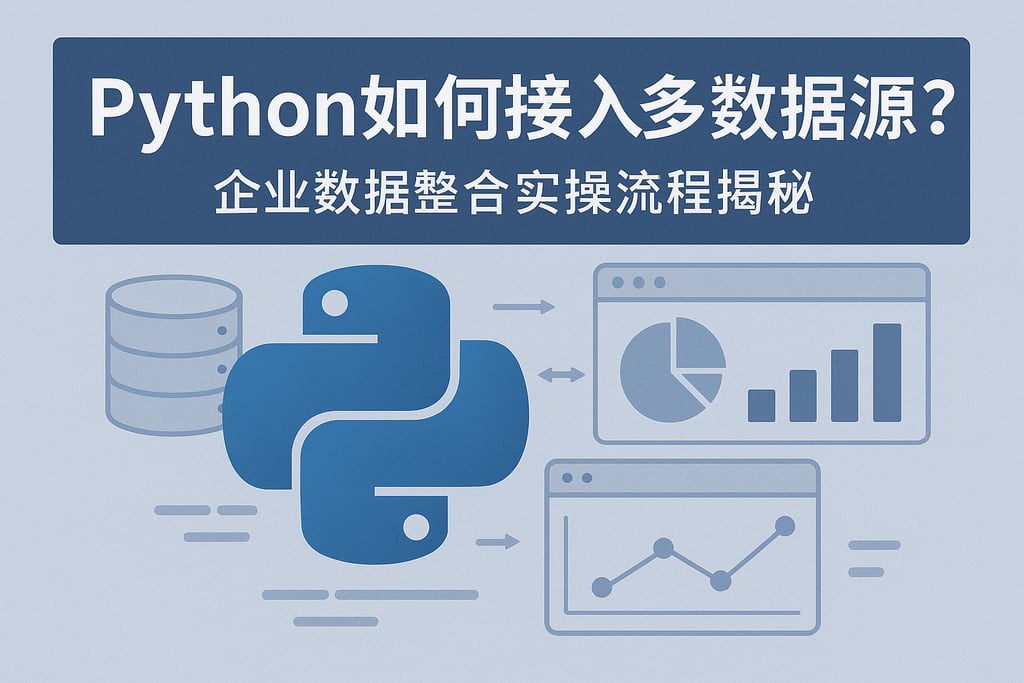 python如何接入多数据源?企业数据整合实操流程揭秘 - FineBI数据分析知识库