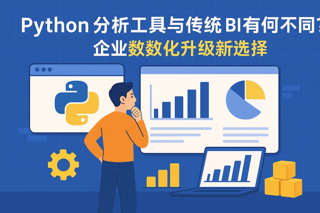 python分析工具与传统BI有何不同？企业数字化升级新选择