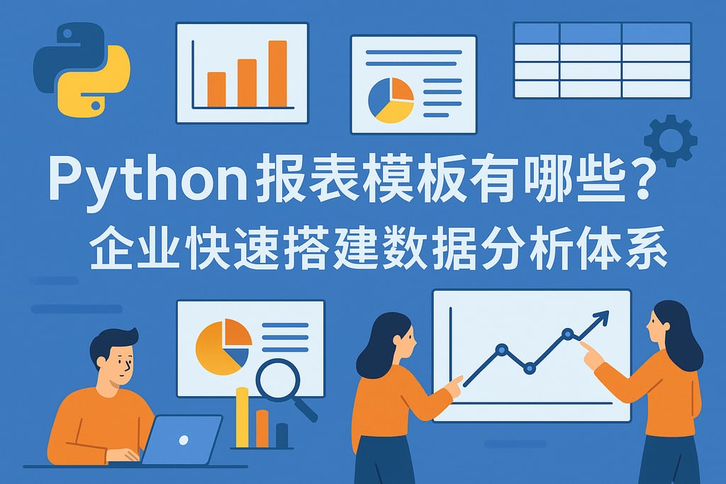 python报表模板有哪些？企业快速搭建数据分析体系