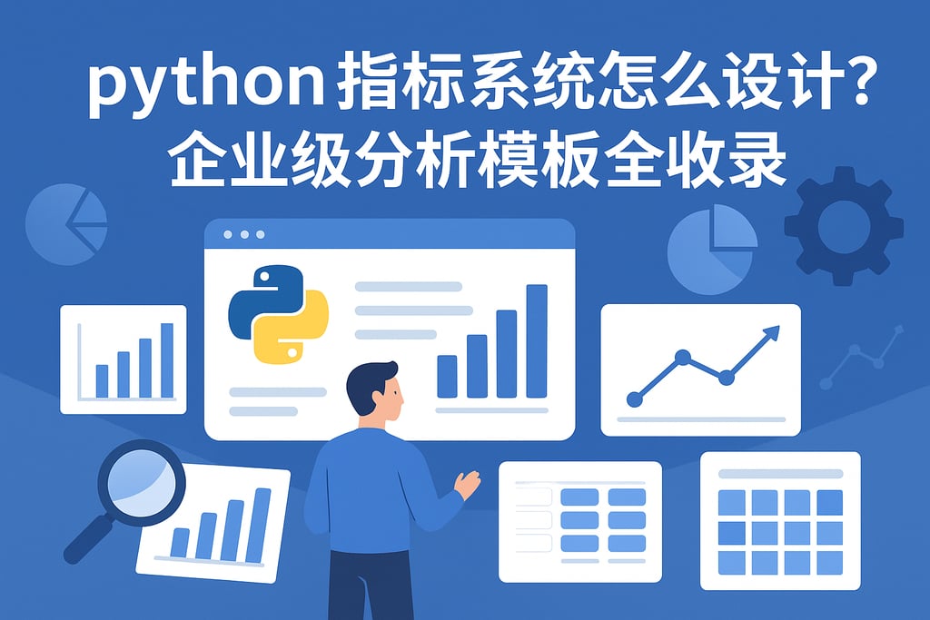 python指标体系怎么设计？企业级分析模板全收录