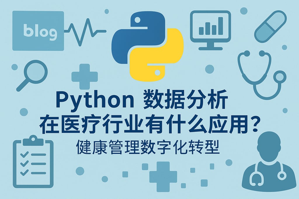 python数据分析在医疗行业有什么应用？健康管理数字化转型