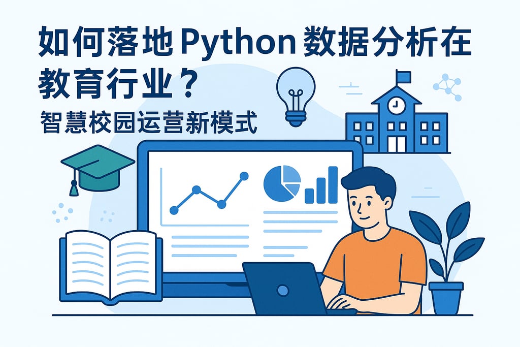 python数据分析在教育行业怎么落地？智慧校园运营新模式
