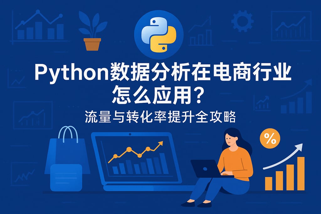 python数据分析在电商行业怎么应用？流量与转化率提升全攻略