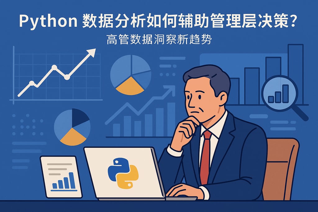 python数据分析如何辅助管理层决策？高管数据洞察新趋势