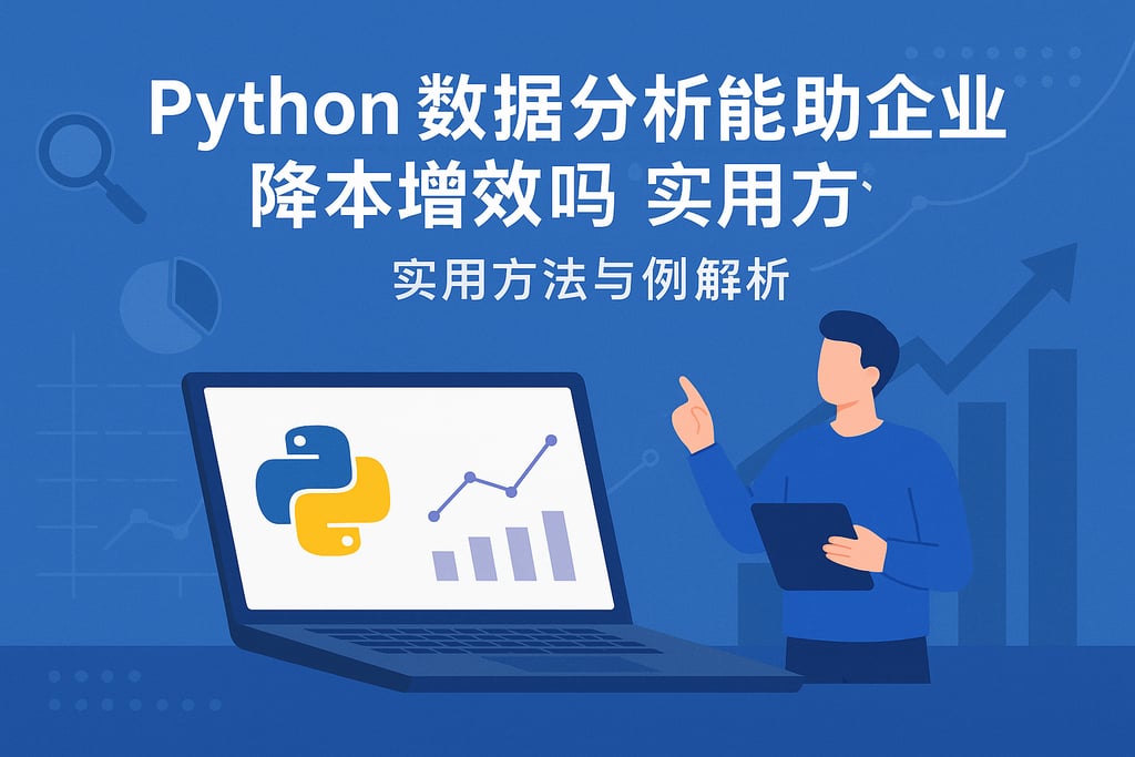 python数据分析能帮企业降本增效吗？实用方法与案例解析