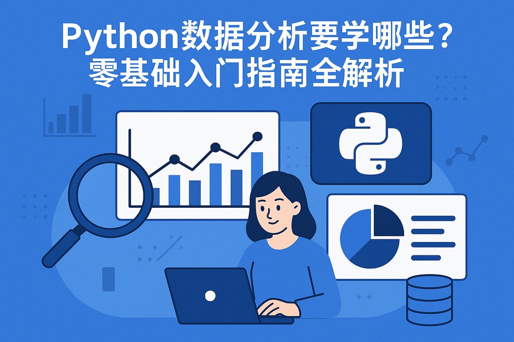 python数据分析要学哪些技能？零基础入门指南全解析